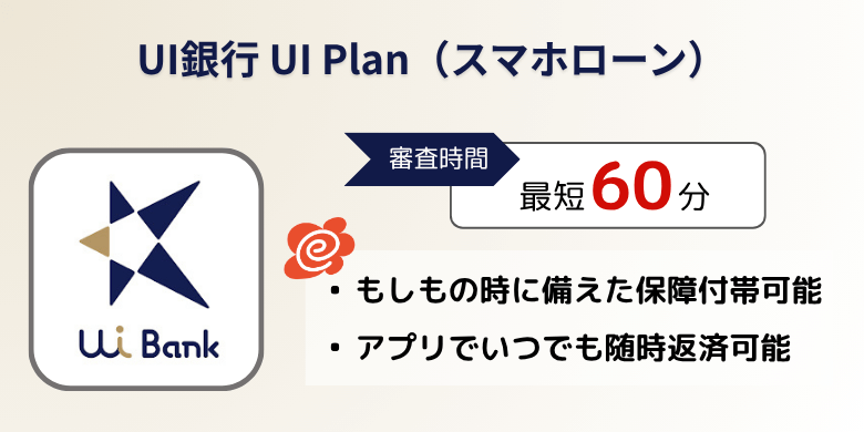 UI銀行 UI Plan（スマホローン）